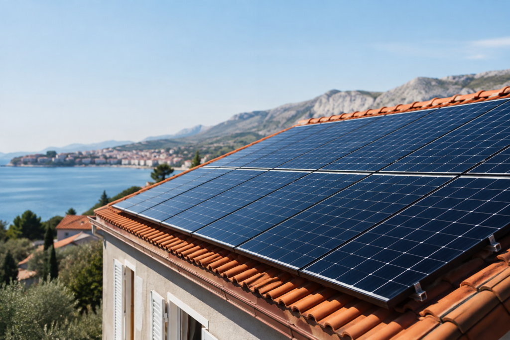 Solarni paneli na krovu